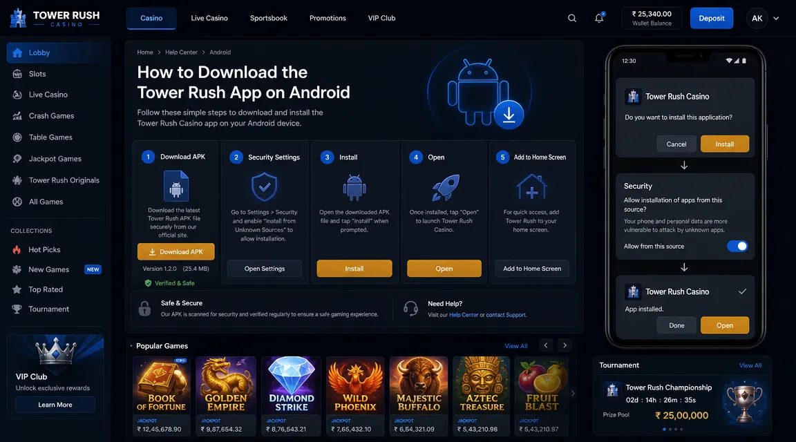 BC.GAME: Tower Rush with a 180% present from BC GAME – Tower Rush app download