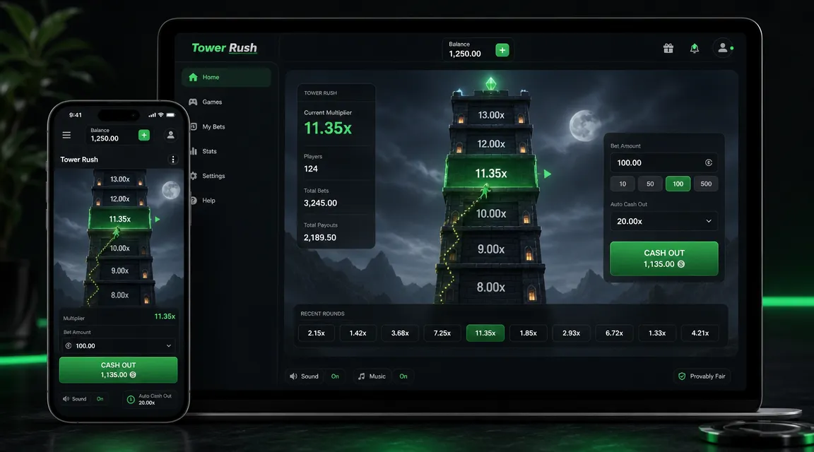 Reliable platforms in your country: find your Tower Rush casino